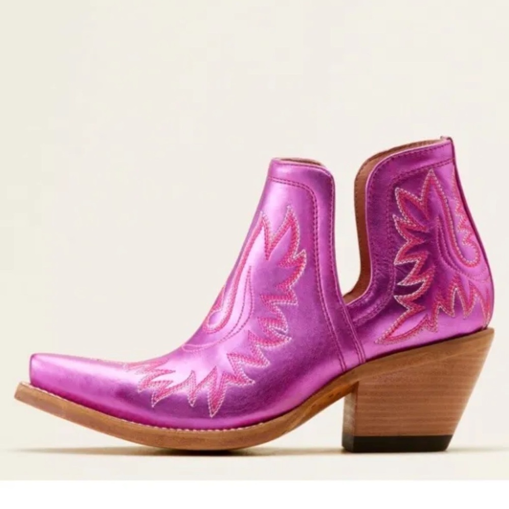 ARIAT Dixon Booties Electric Raspeberry Pink Size 7